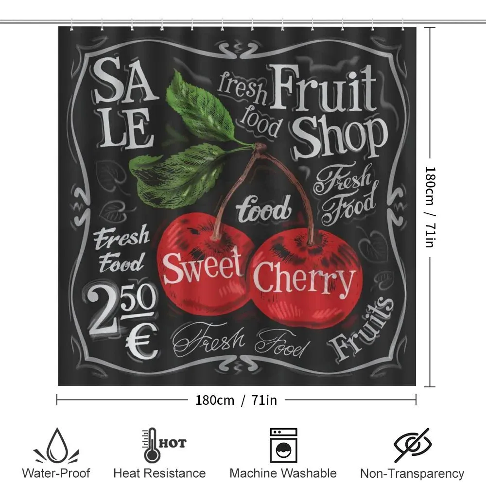 Sketch Style Ripe Cherry — Detail 2