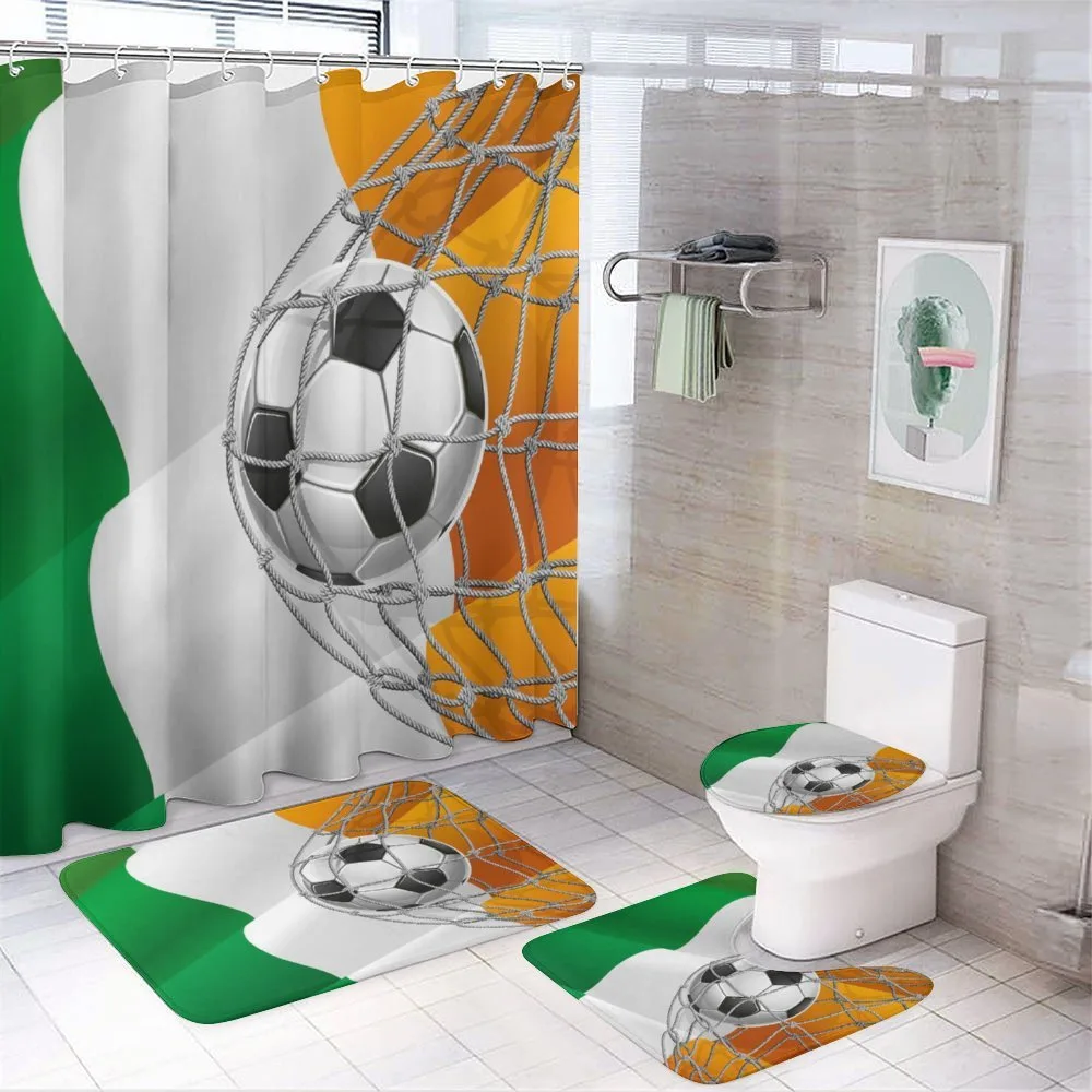 Soccer Ball in Net Goal — Your design