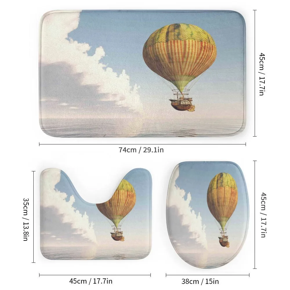 Striped Hot Air Balloon — Detail 1