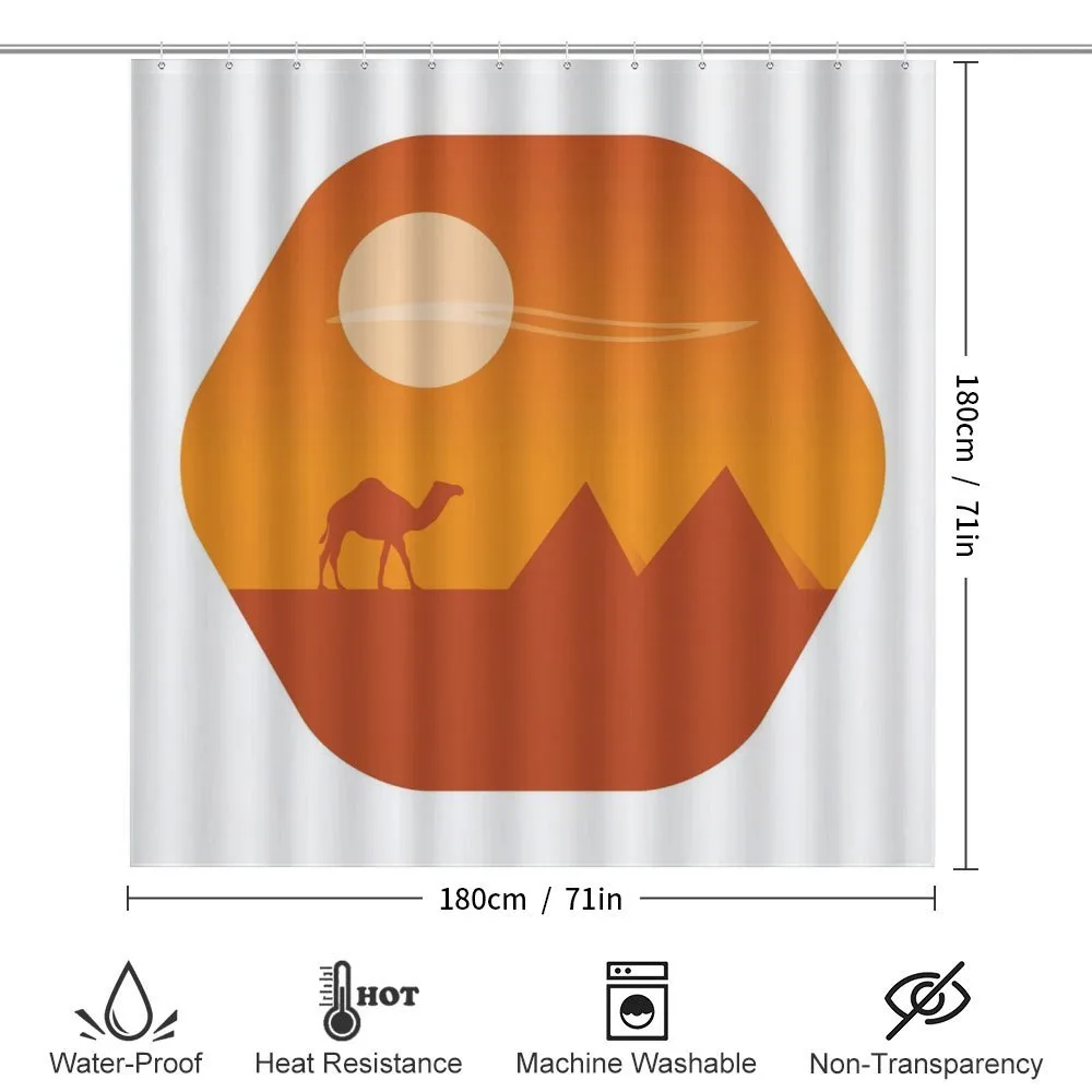 Sun Camel and Pyramids Art — Detail 2