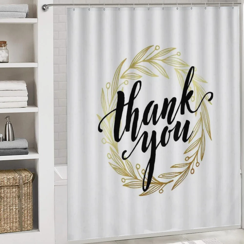 Thank You Words Leaves — Detail 4