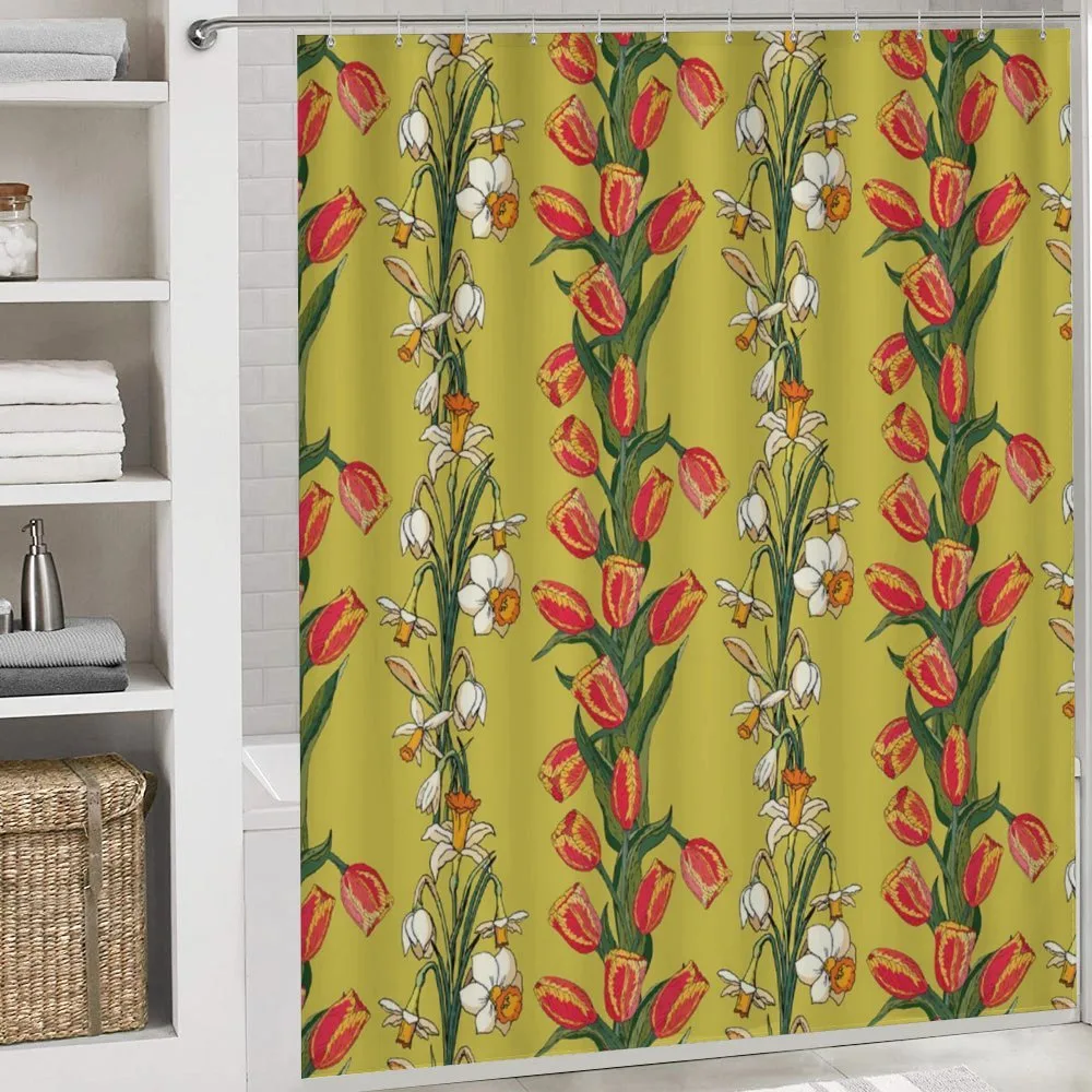 Tulips and Daffodils Pattern — Detail 4