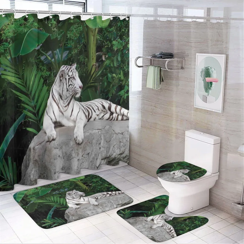 White Tiger in Jungle — Your design