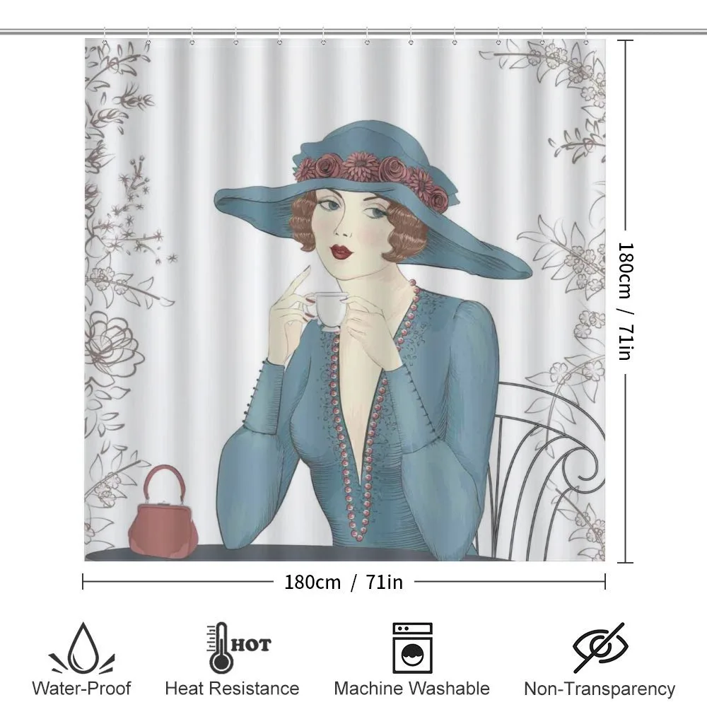 Woman at Cafe — Detail 2