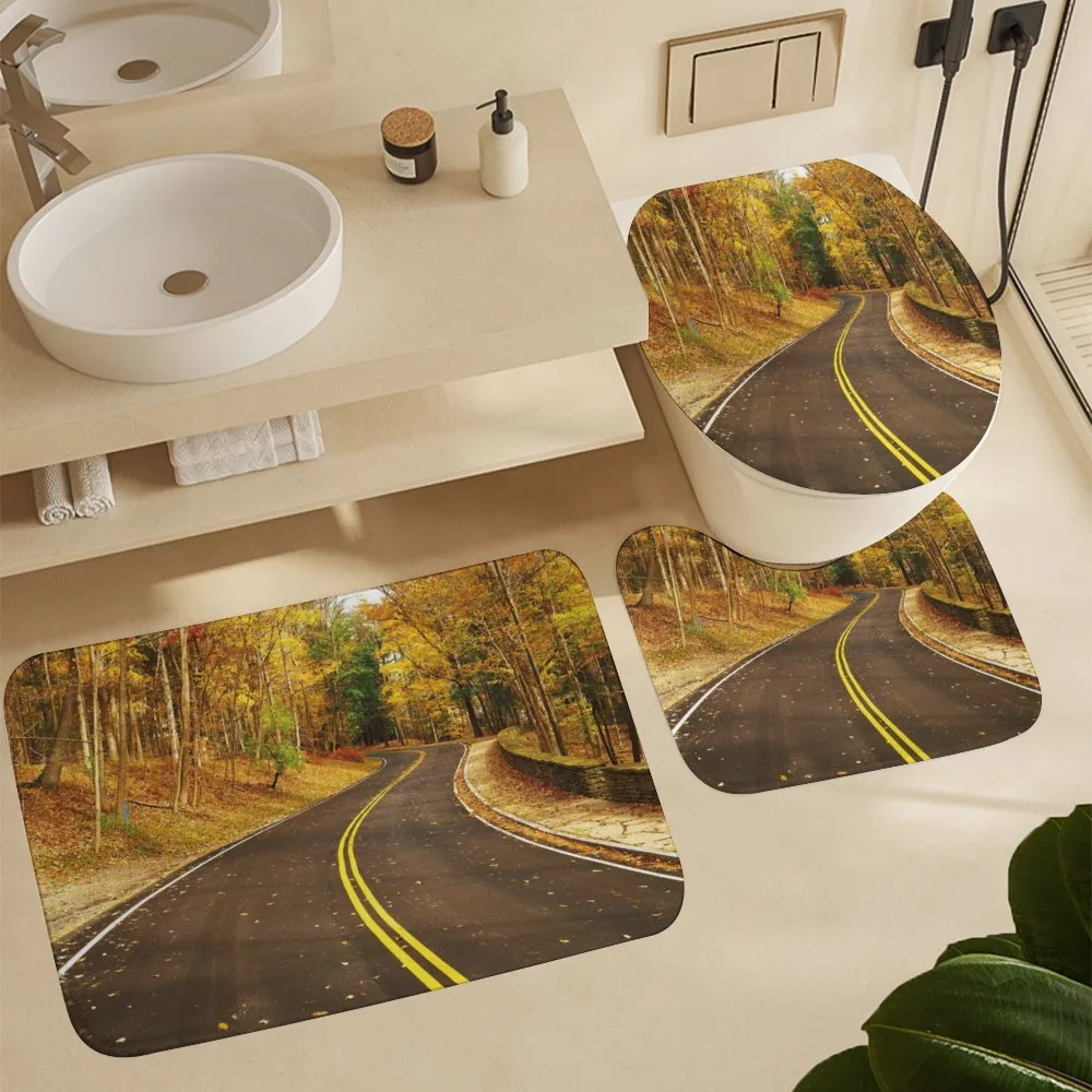 Autumn Scenery Roadway — Detail 5