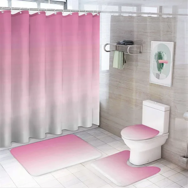 Dreamy Digital Print on a shower curtain