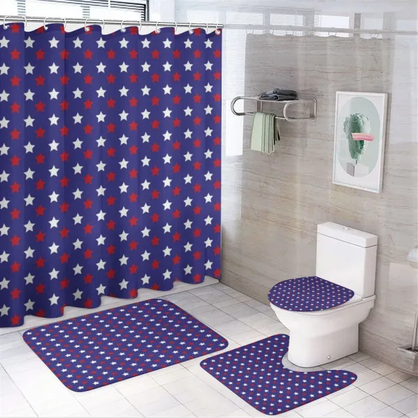 Federal Holiday Design on a shower curtain