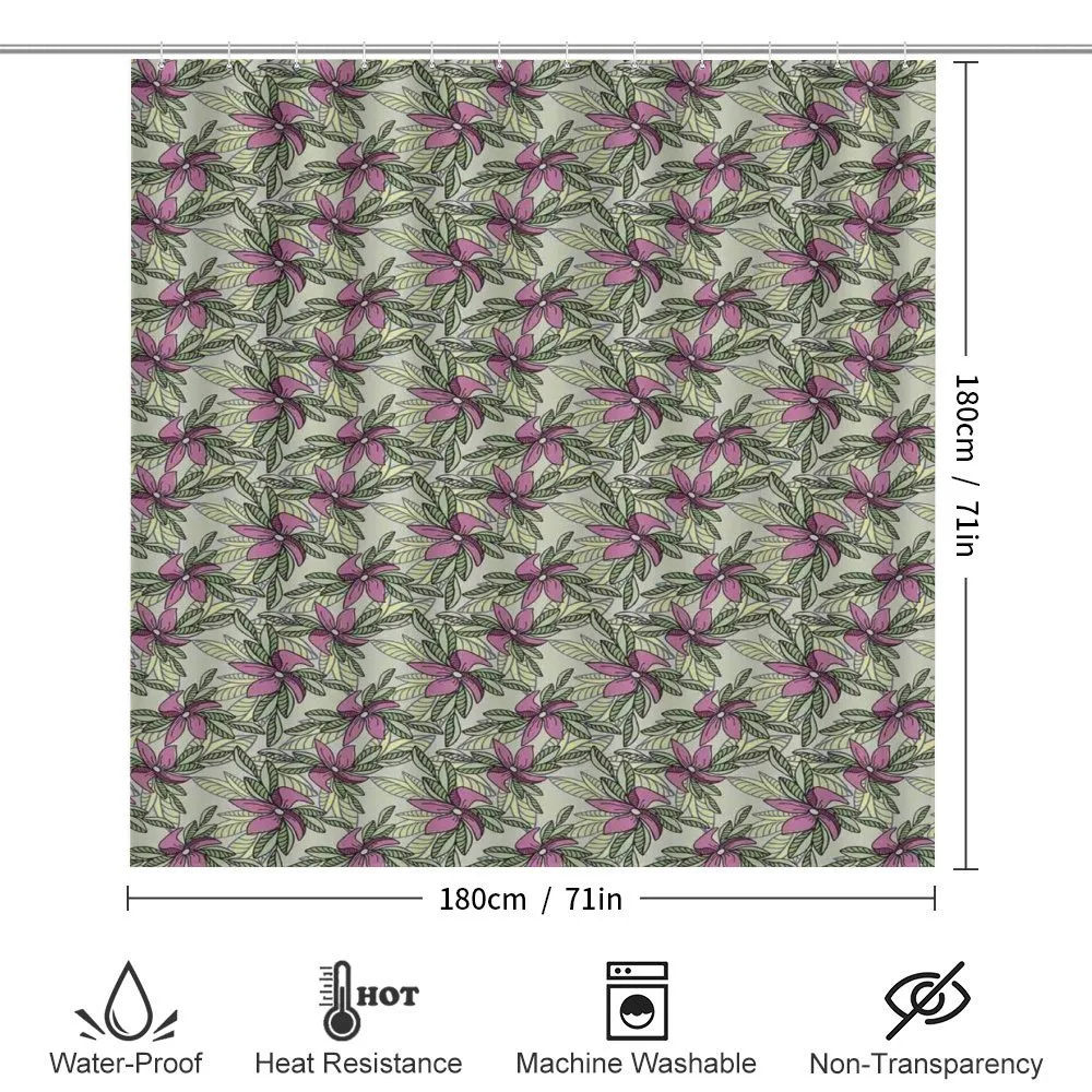 Flowers and Leaves Pattern — Detail 2
