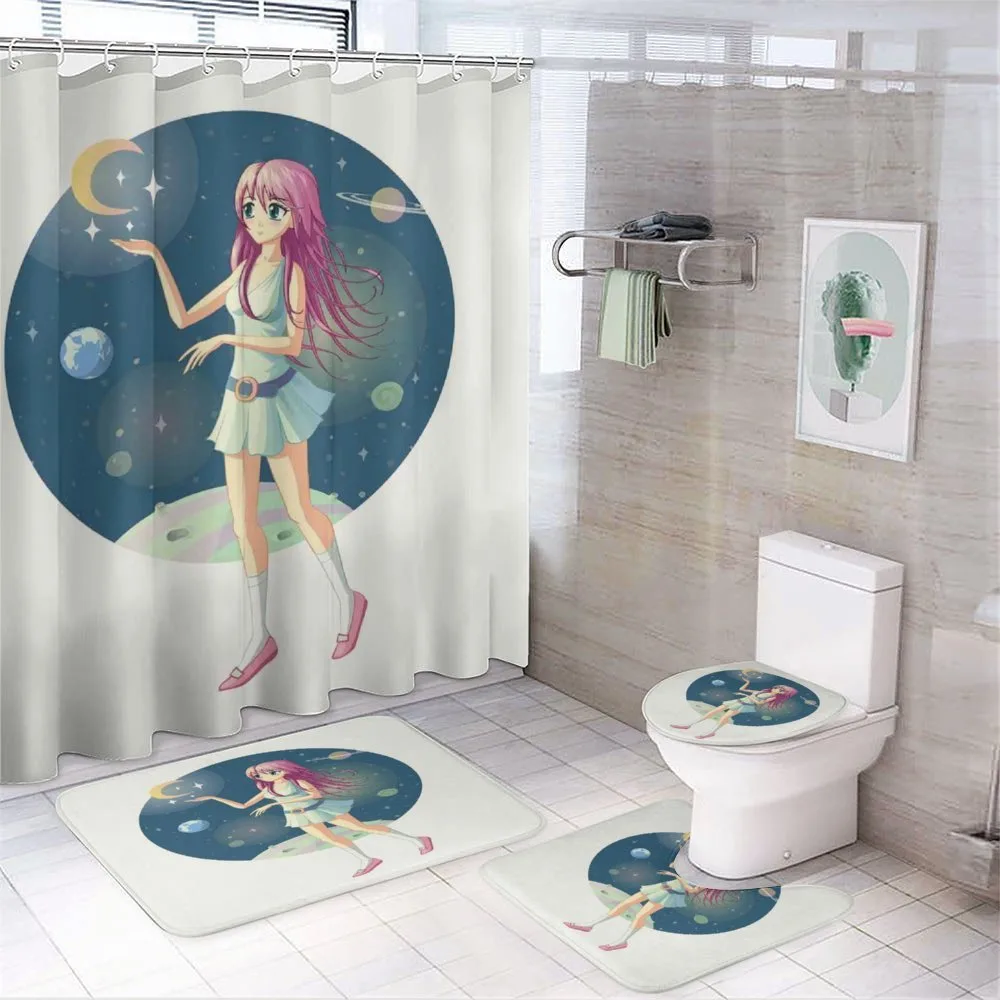 Girl with Stars in Space — Your design