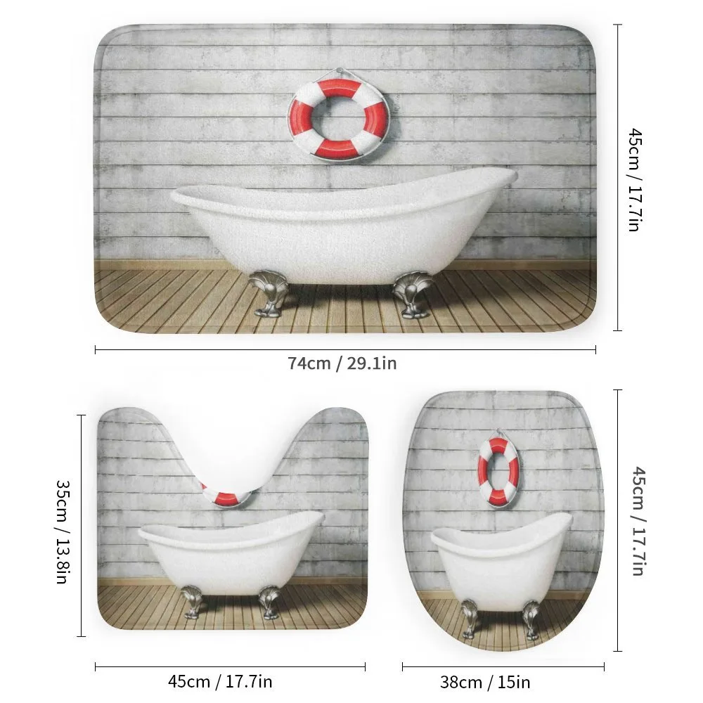Grunge Wall Sailor Bath — Detail 1