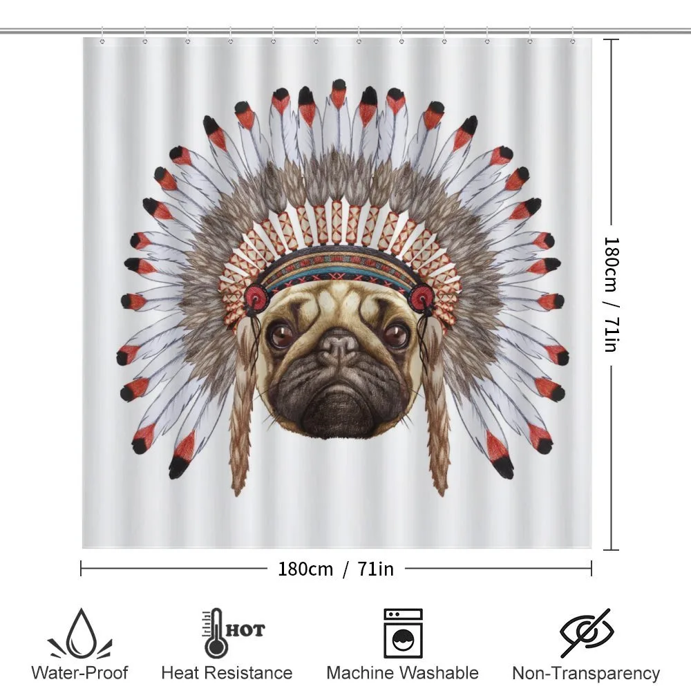 Native Style Bonnet Dog — Detail 2
