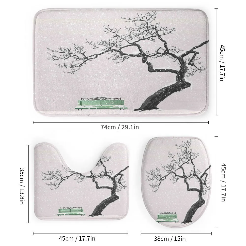 Retro Bench and Tree — Detail 1