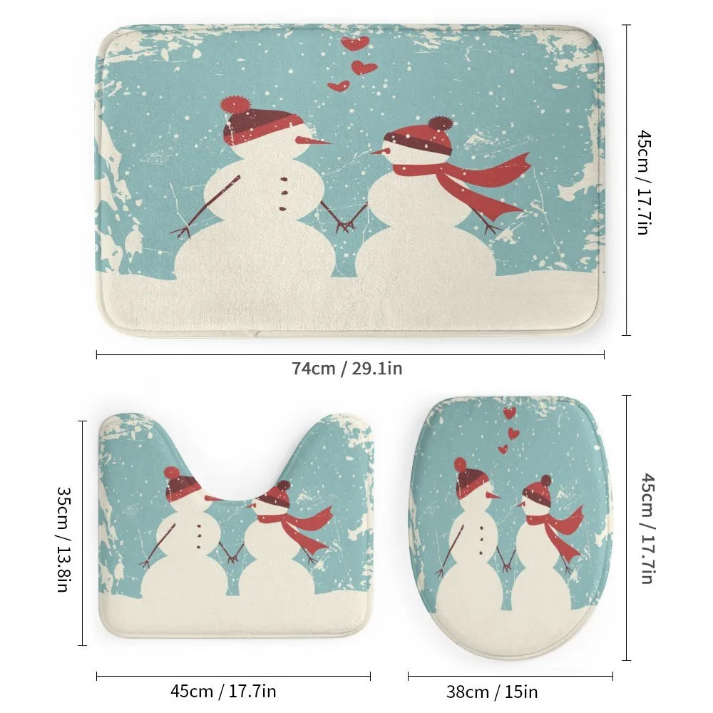 Snowman Woman Love — Detail 1