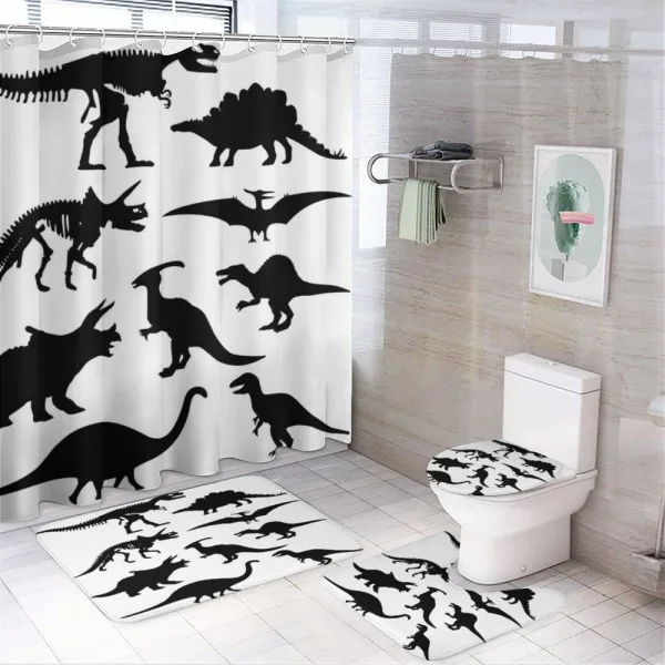 Wild Skeleton on a shower curtain