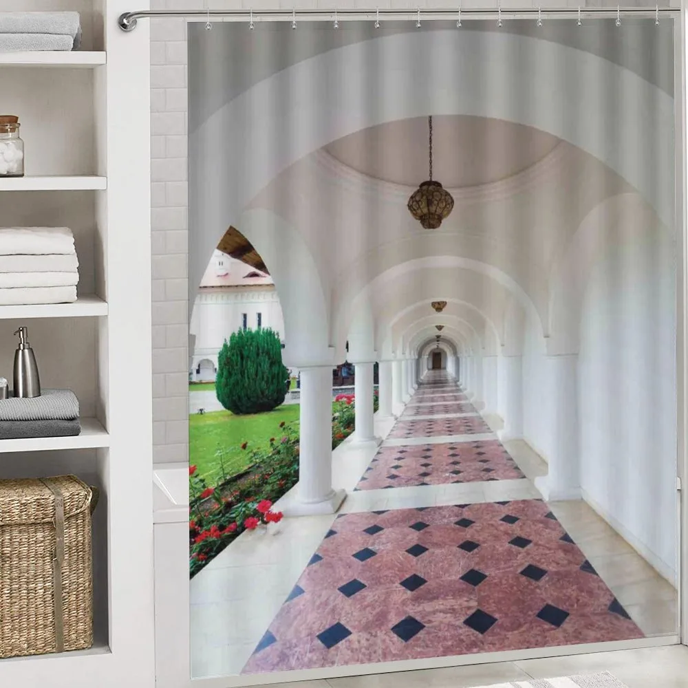 Arched Colonnade Hallway — Detail 4