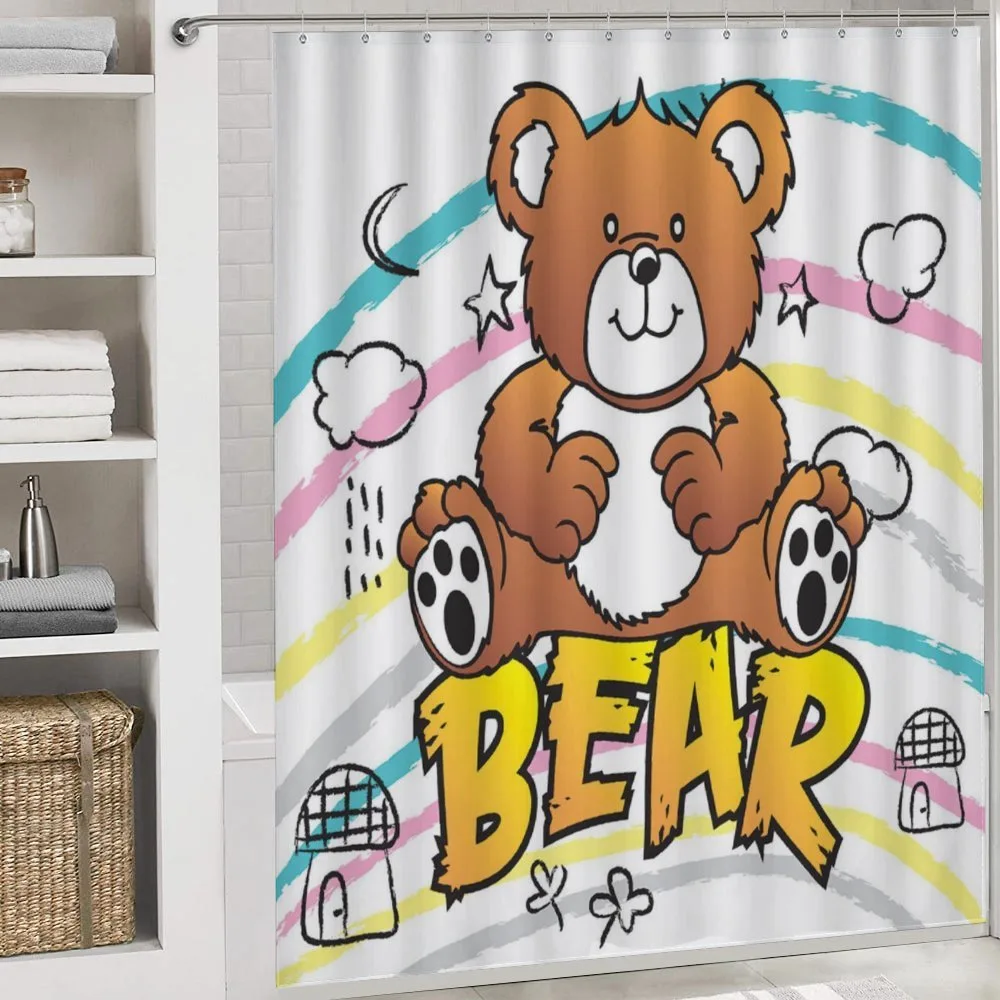 Brown Bears on Stripes — Detail 4