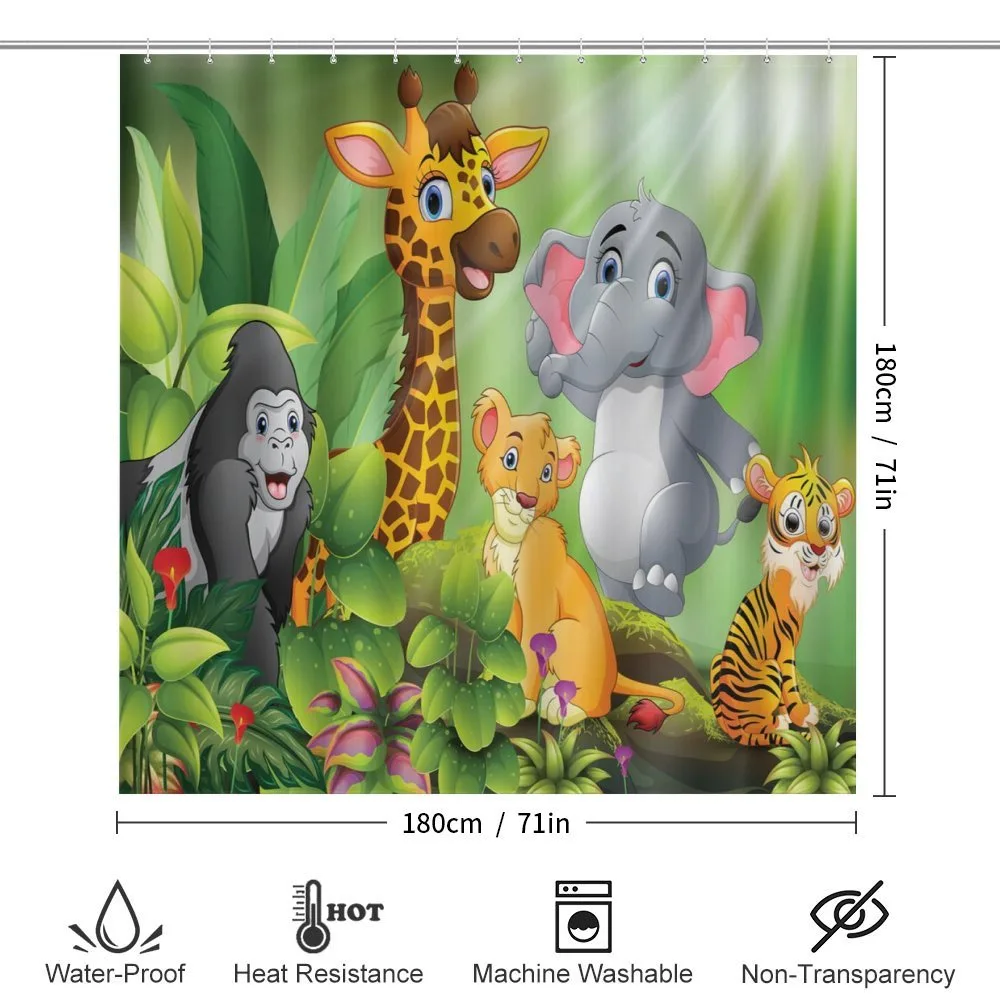 Cartoon Style Wild Animals — Detail 2