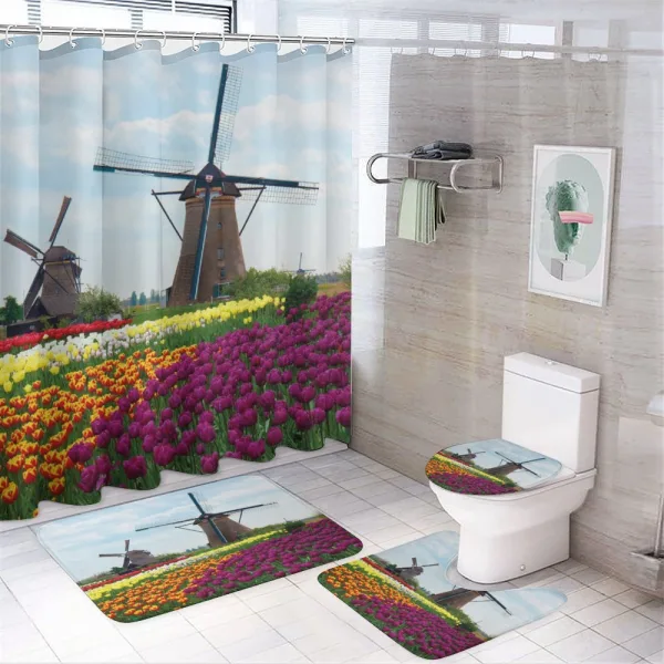 Farm Country Plants on a shower curtain