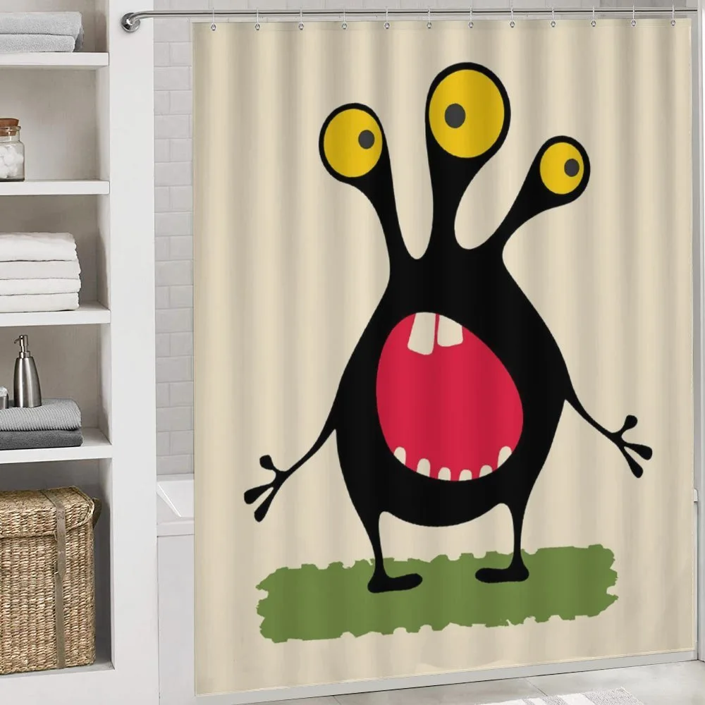 Funny Monster with 3 Eyes — Detail 4