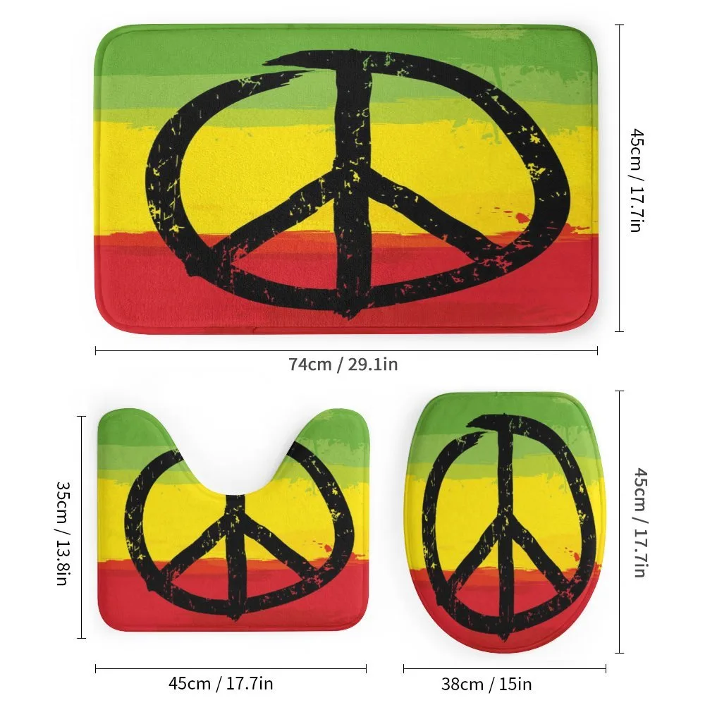 Grunge Hippie Peace Sign — Detail 1