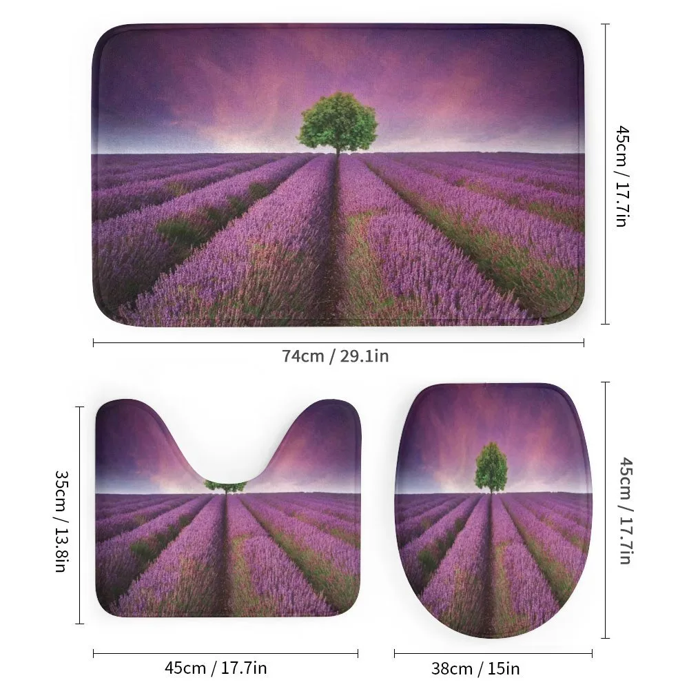 Lavender Fields and Tree — Detail 1
