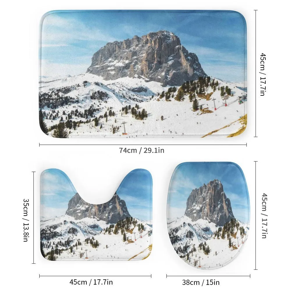 Mediterranean Snowy Peak — Detail 1