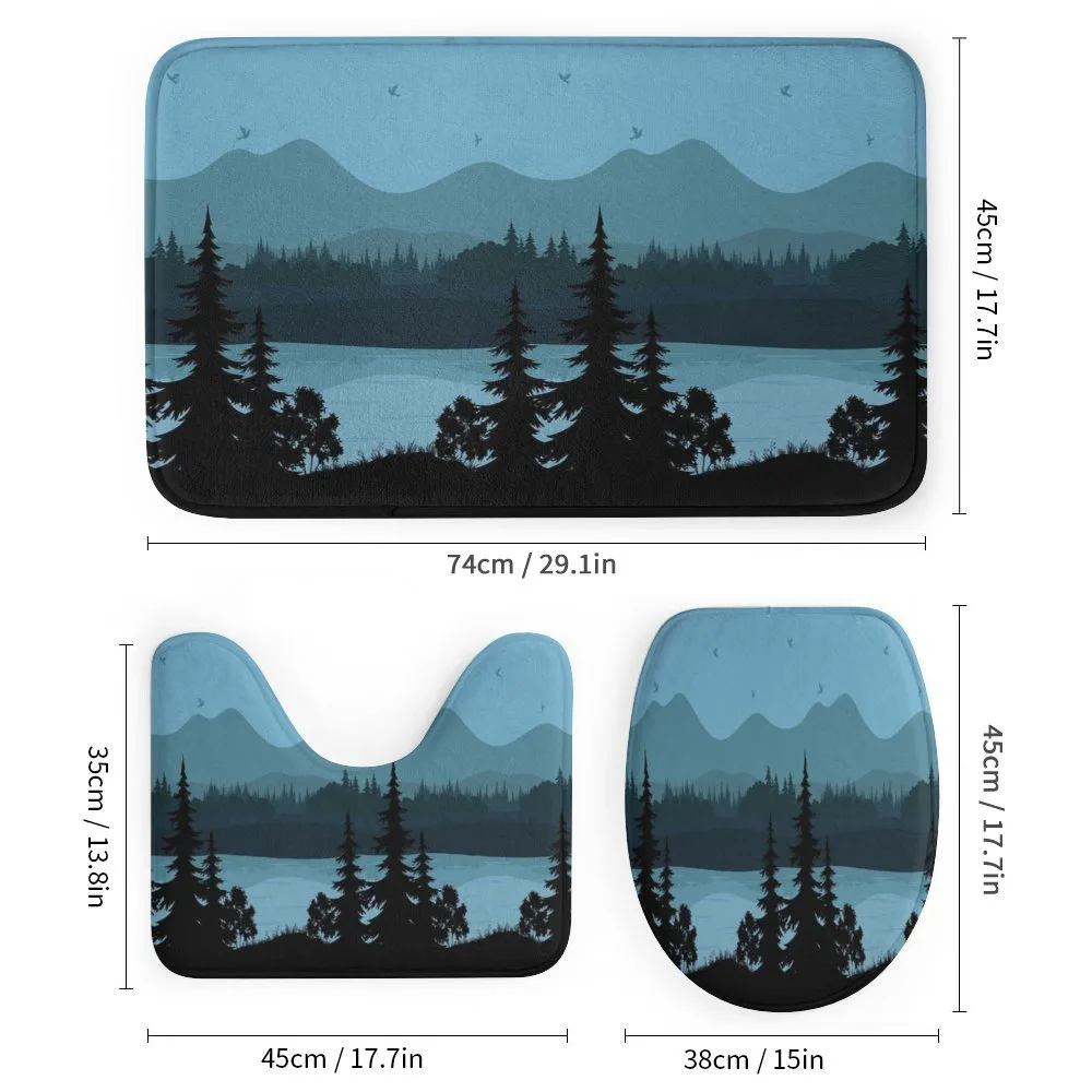 Mountain Lake Shore — Detail 1