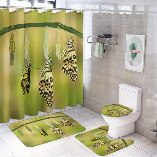 Nature Bug on a shower curtain