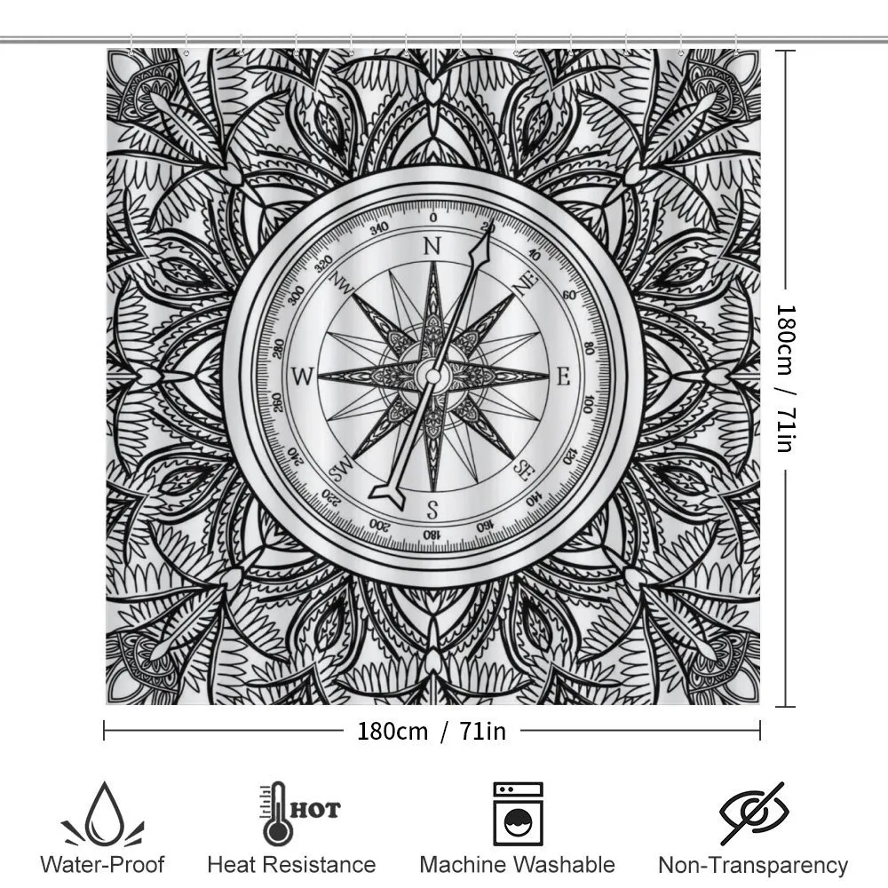 Ornate Floral Wind Rose — Detail 2