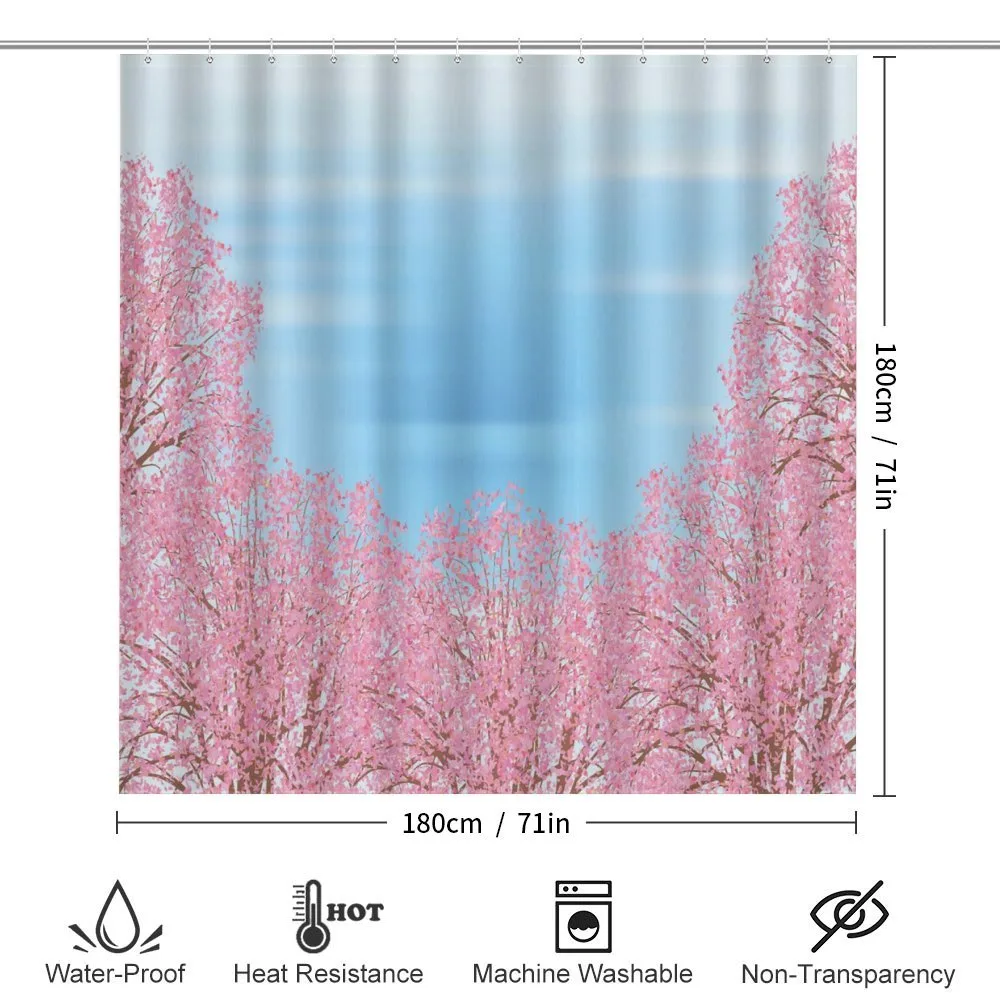 Pinkish Blossom Trees — Detail 2