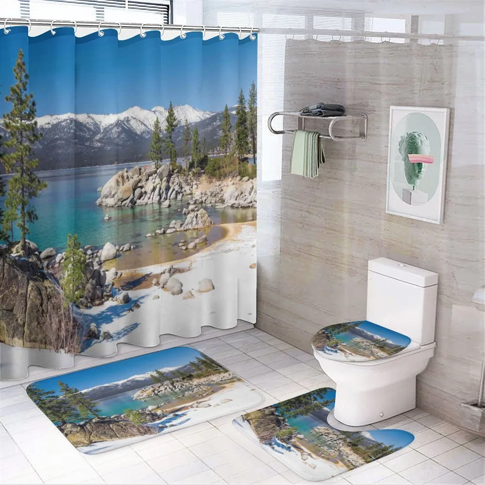Snowy Mountains Lake — Your design