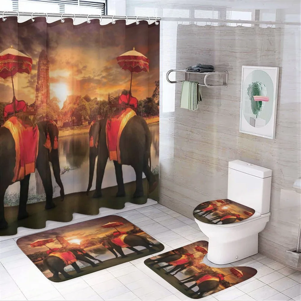 Sunset Animals Lake — Your design