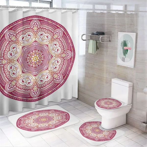 Traditional Harmony on a shower curtain