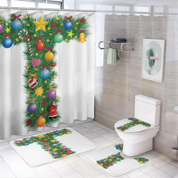 Traditional Tree Style on a shower curtain
