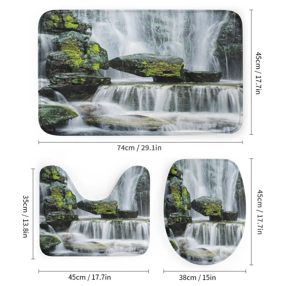Waterfall with Rocks — Detail 1
