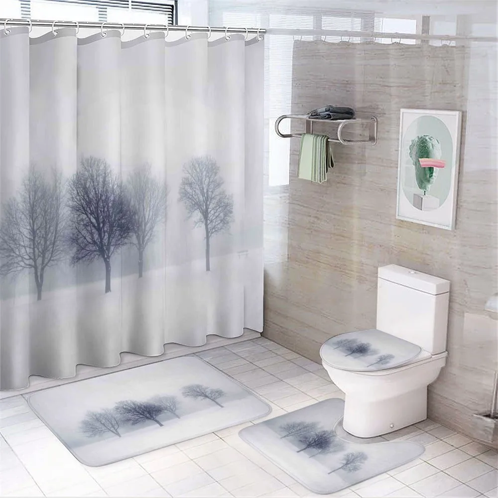 Winter Leafless Forest — Your design