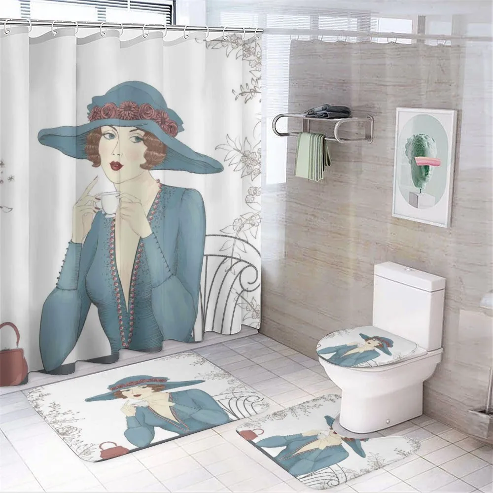 Woman at Cafe — Your design