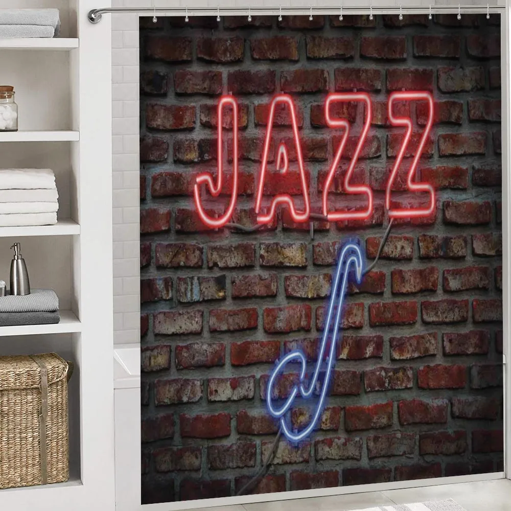 All Jazz Sign Brick Wall — Detail 4