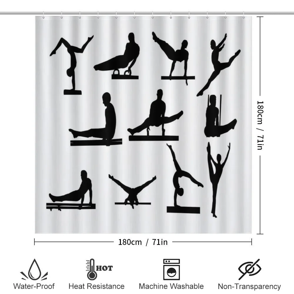 Athlete Silhouettes — Detail 2