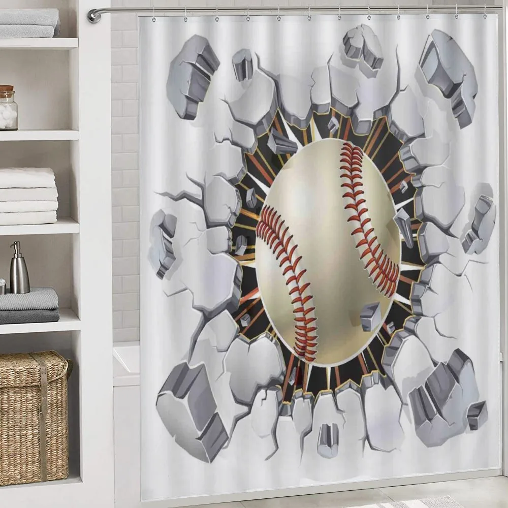 Baseball Wall Concrete — Detail 4