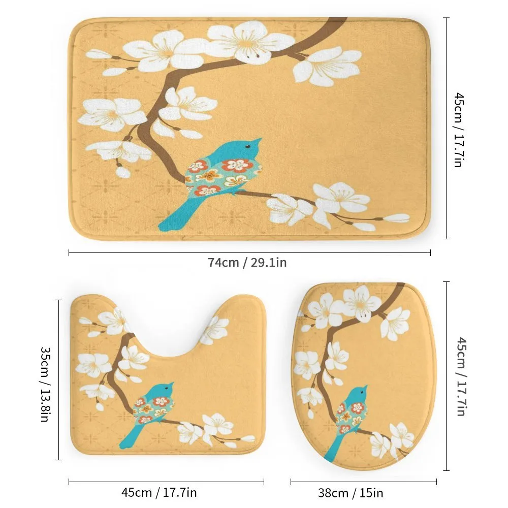 Birds on Cherry Blossom — Detail 1