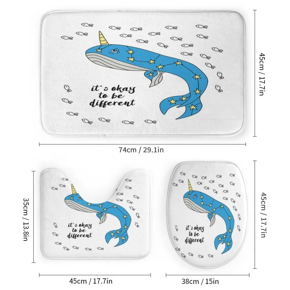 Blue Cartoon Whale — Detail 1