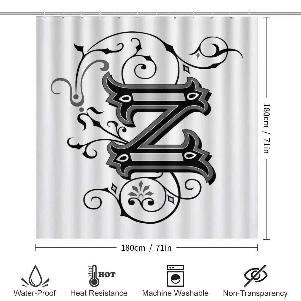 Calligraphic Capital Z — Detail 2