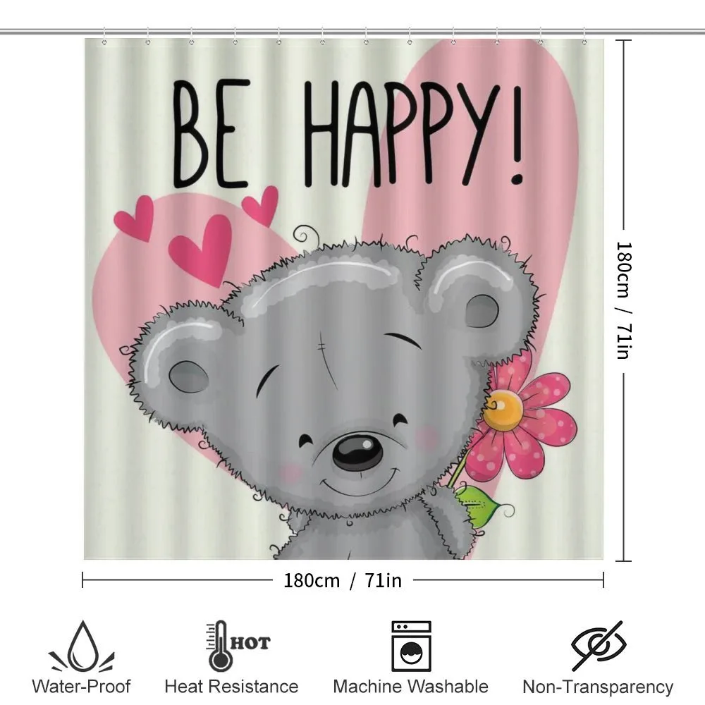 Cartoon Teddy Bear Flower — Detail 2