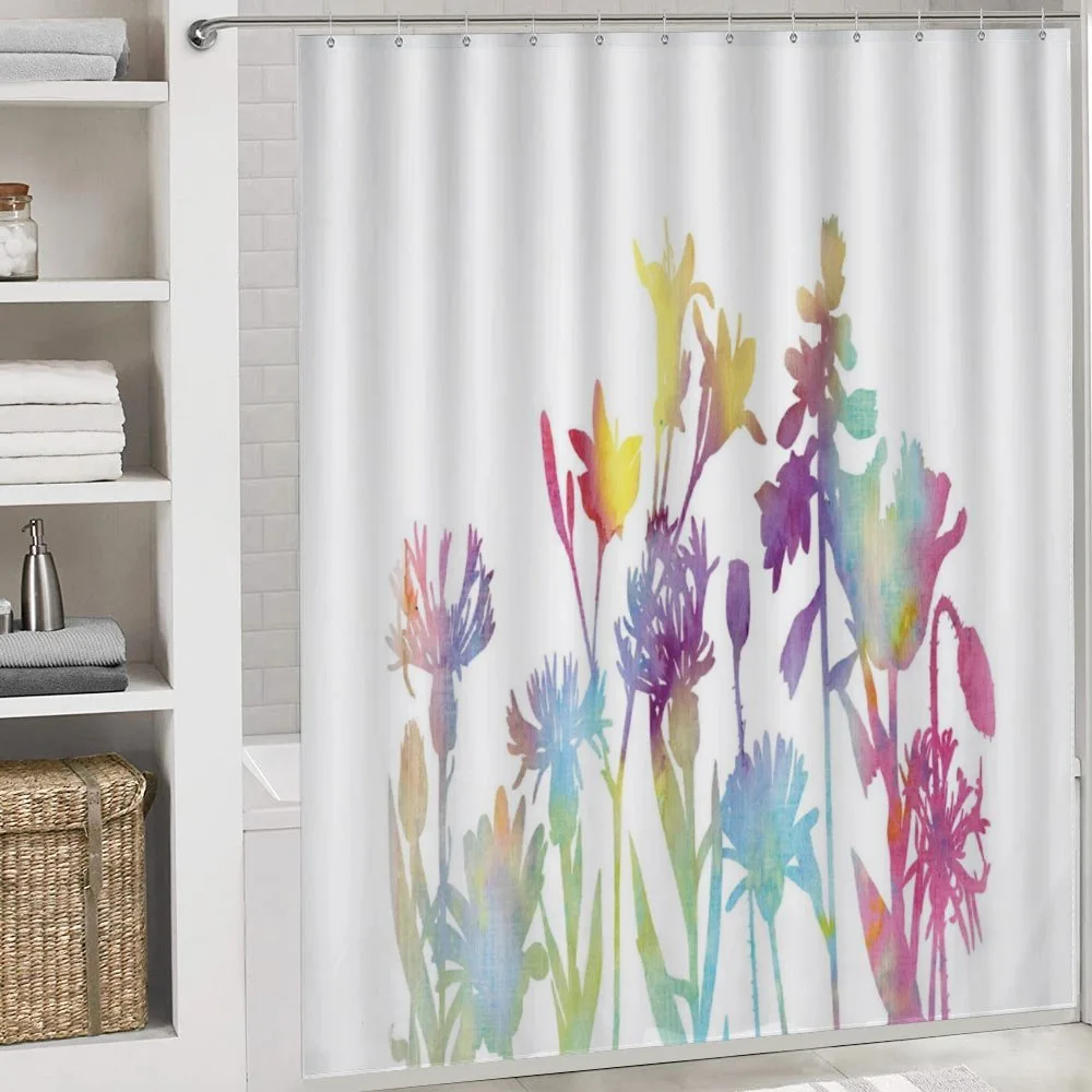 Colorful Ombre Floral Art — Detail 4