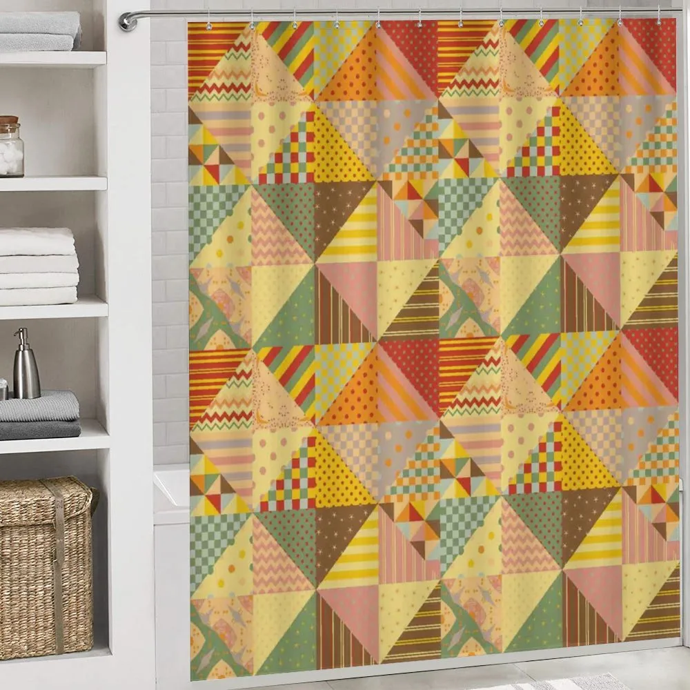 Colorful Triangle Patches — Detail 4