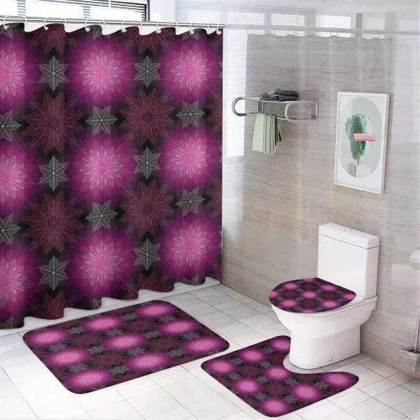 Floral Flower Petals on a shower curtain