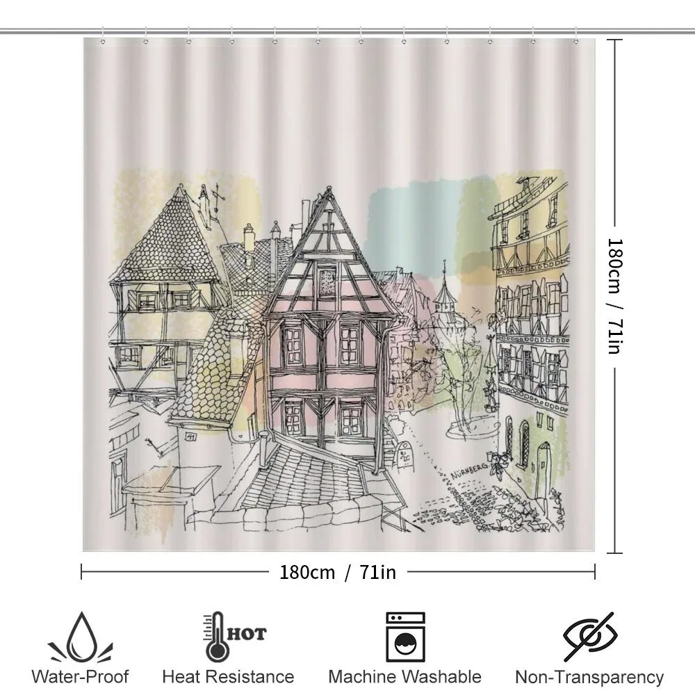 Historic Nuremberg Scene — Detail 2