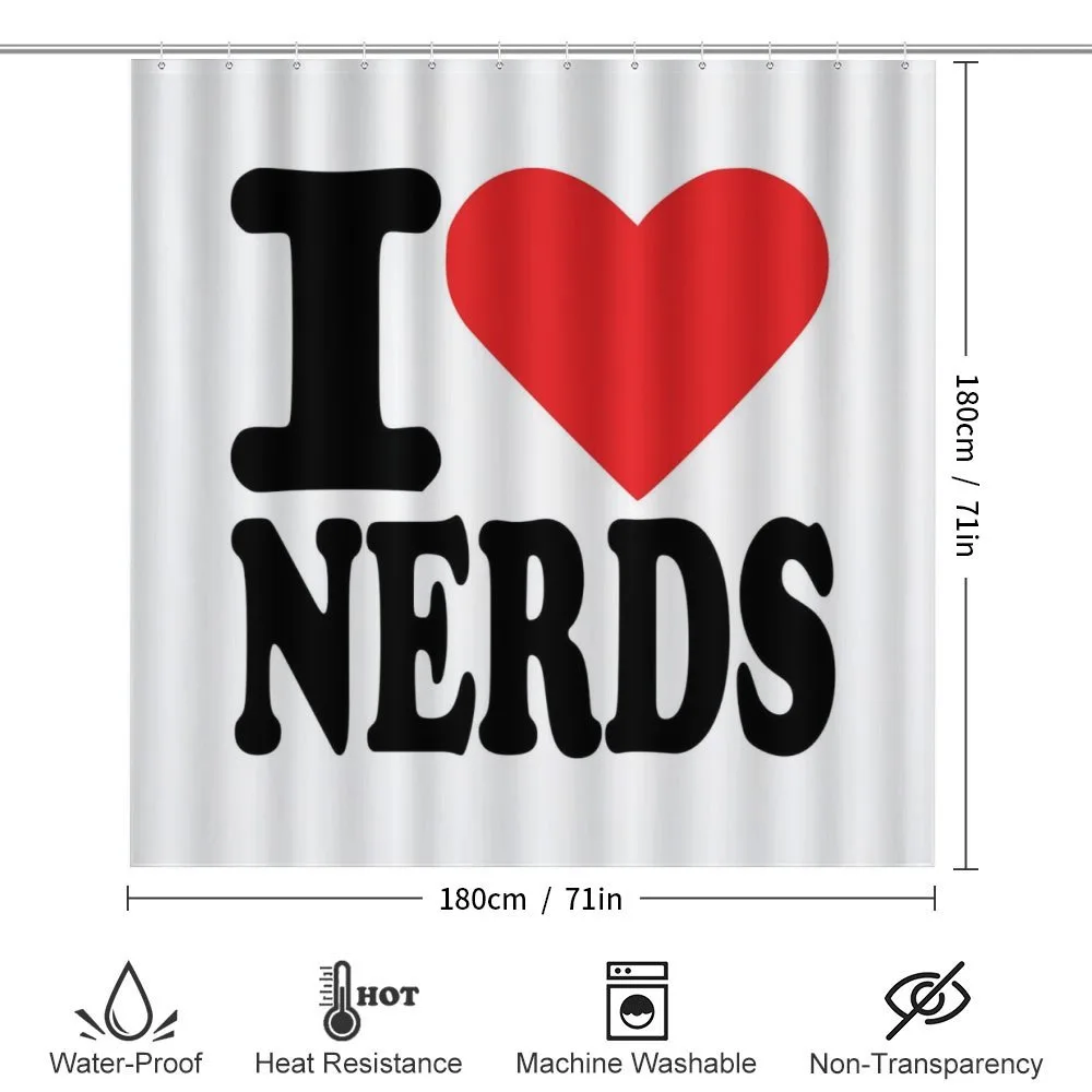 I Love Nerds Words with Heart — Detail 2