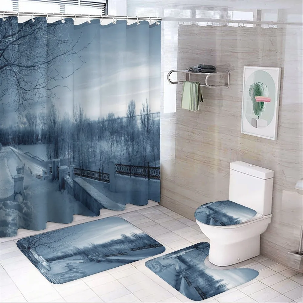 Ice Cold Snowy Scenery — Your design